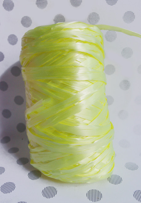 Synthetic Raffia Yellow