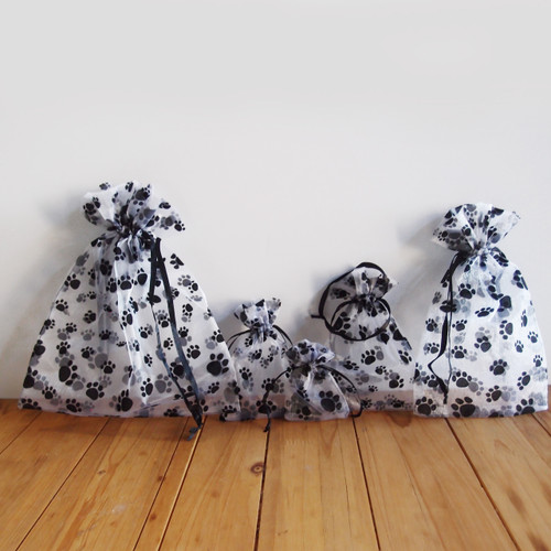 Paw on Organza Bags (6 sizes)