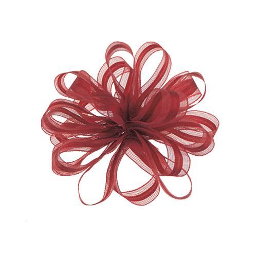 Burgundy Pull Bow Ribbon