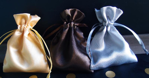 Wholesale Satin Drawstring Bags, Wholesale Wedding Favor Bags | Packaging Decor