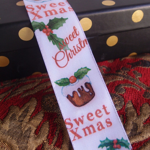 1 1/2" Christmas Dessert Ribbon