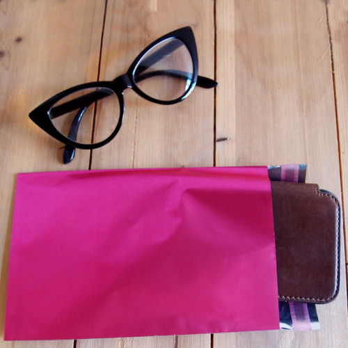 Adhesive Merchandise Bags 4 3/4" x 7 1/4" Fuchsia   Adhesive Merchandise Bags 4 3/4" x 7 1/4" Fuchsia
