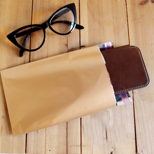 Adhesive Merchandise Bags 4 3/4" x 7 1/4" Antique Gold Adhesive Merchandise Bags 4 3/4" x 7 1/4" Antique Gold