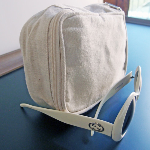 Natural Color Recycled Canvas Travel Kit Zipper Bag Natural Color Recycled Canvas Travel Kit Zipper Bag