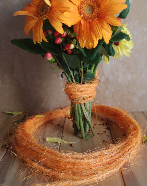 Orange Sisal Wire Rope