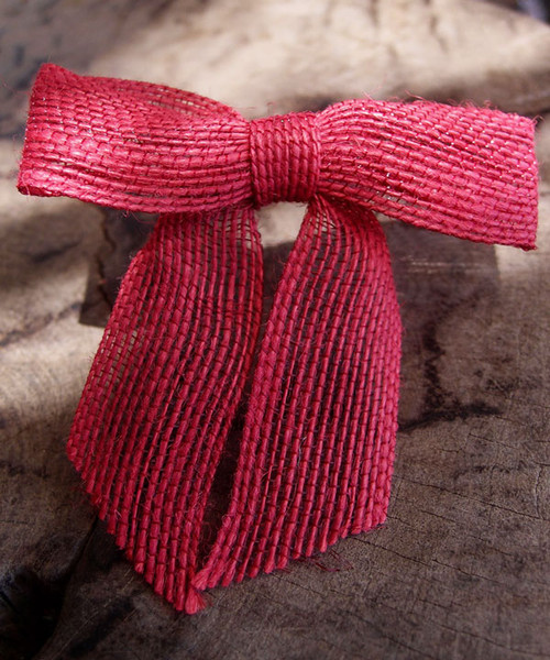  Red Burlap Pre Tied Bows, 94581 : Health & Household