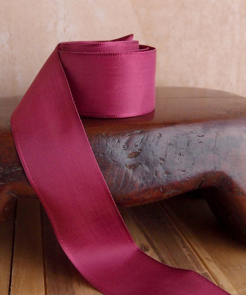 Burgundy Florist’s Choice Ribbon with Wire Edge (2 sizes)