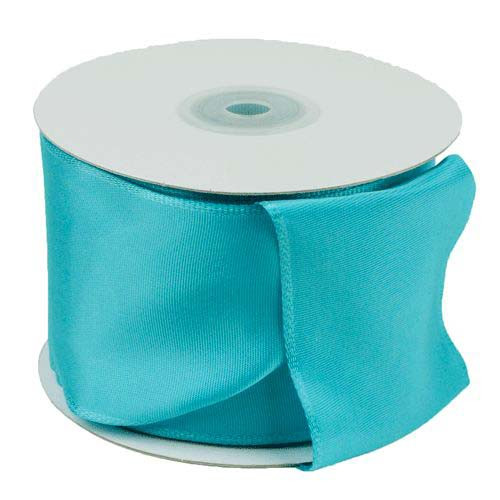 Turquoise Florist’s Choice Ribbon with Wire Edge (2 sizes)