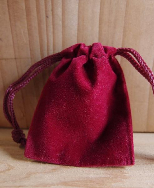 purple velvet drawstring bags