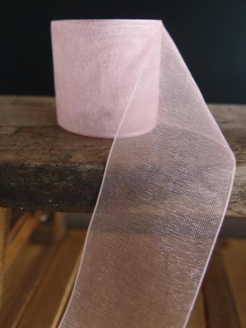 1 Inch Pink Organza Ribbon – 25 Meters Roll