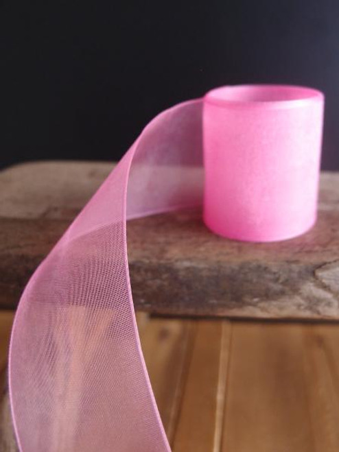Azalea Sheer Ribbon with Monofilament Edge (3 sizes)