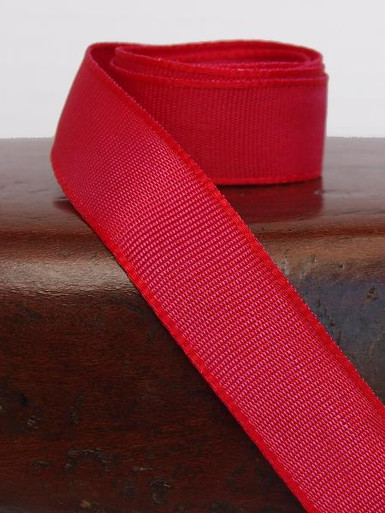 Reddish Hot Pink Two-Toned Grosgrain Ribbon (2 sizes) - Packaging Decor