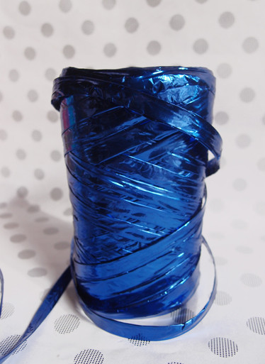 Metallic Blue Raffia - Packaging Decor