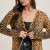 Animal print sweater
