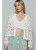 Cropped Crochet Cardigan