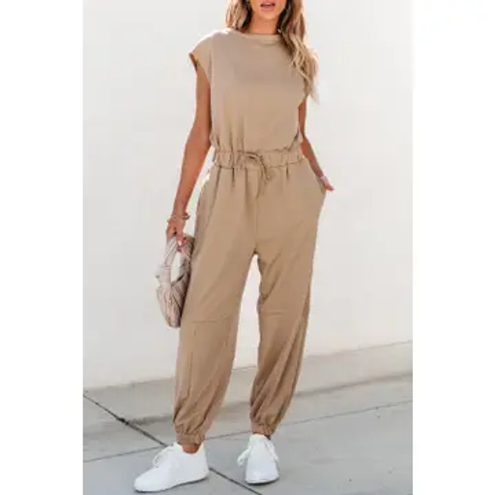 Cap Sleeve Jumpsuit