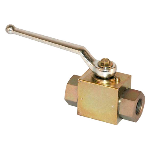 Hydraulic 1/2" BSP Ball Lock Lever Type Shut Off Valve High Pressure
Connection 1/2" BSP Female / Female
Pressure max. 500 Bar
(A) Length 85 mm
(B) Height 35 mm
(C) Width 40 mm
(D) Distance center hole to top 17.5 mm
(L) Wrench Size 30 mm