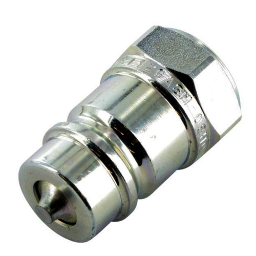 Hydraulic 1" BSP Standard Male Quick Release Coupling
(E) Female Thread 1" BSP
Flow Rate 270 Litres Per Minute
Max. Working Pressure 250 Bar
(C) Plug Length 66 mm
(H) Diameter Male Part 34.3 mm
(Y) Wrench Size 41 mm
Shut-off System Poppet Valve Hydraulic 1" BSP Standard Male Quick Release Coupling
(E) Female Thread 1" BSP
Flow Rate 270 Litres Per Minute
Max. Working Pressure 250 Bar
(C) Plug Length 66 mm
(H) Diameter Male Part 34.3 mm
(Y) Wrench Size 41 mm
Shut-off System Poppet Valve