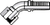 3/4" BSP Female 45° Swept Elbow 60º Cone x 3/4" Hose Tail  3/4" BSP Female 45° Swept Elbow 60º Cone x 3/4" Hose Tail