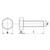 M4 x 20 DIN933 Hexagon Head Bolt Fully Threaded Set Screw Steel Zinc Plated 8.8 Strength 0.70 mm Pitch Metric Spanner 7 mm