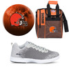 Cleveland Browns Ball, Bag and Shoes Mens Package
