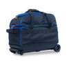 Brunswick Zone Double Roller Bowling Bag - Blue Brunswick Zone Double Roller Bowling Bag - Blue