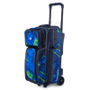 Brunswick Punisher Triple Roller Bowling Bag - Blue/Green Brunswick Punisher Triple Roller Bowling Bag - Blue/Green