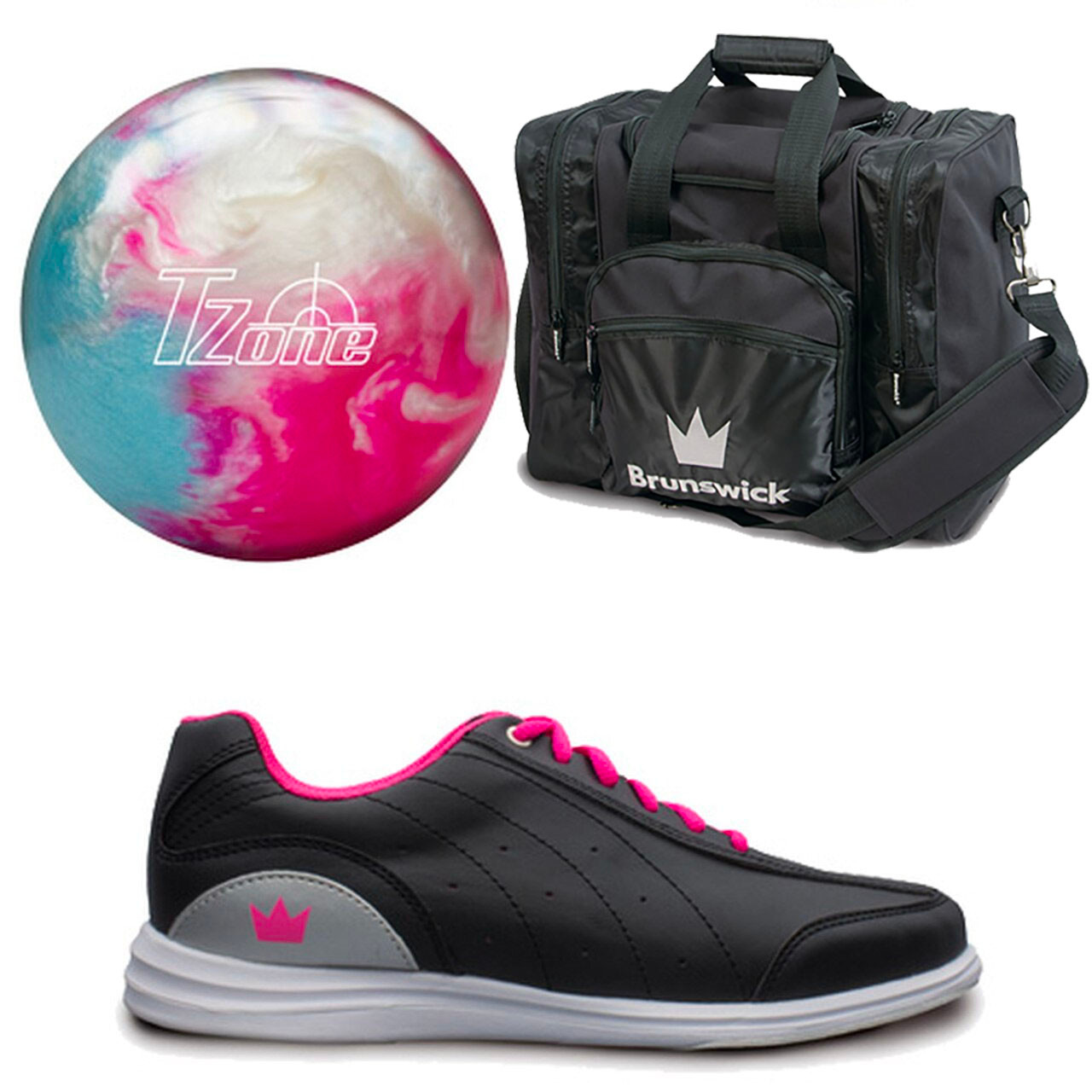 Brunswick Womens Target Zone Ball, Bag 