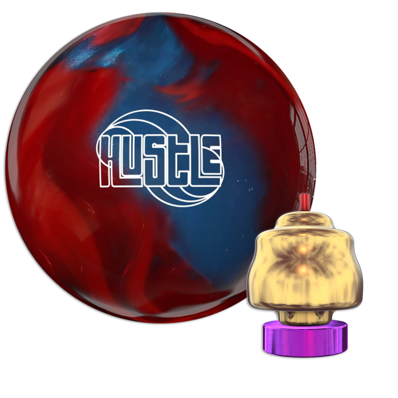 Roto Grip HUSTLE B/R/Y ボウリングボール 赤青マーブル Roto Grip Hustle B/R/Y Bowling Ball FREE SHIPPING