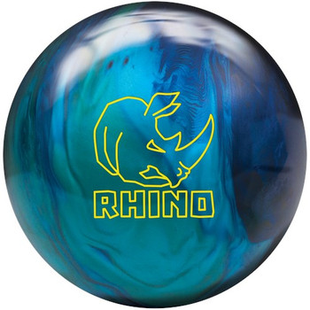 Brunswick Rhino Bowling Ball - Cobalt/Aqua/Teal Pearl