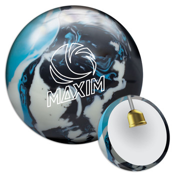 Ebonite Maxim Bowling Ball - Captain Planet Ball and Core Ebonite Maxim Bowling Ball - Captain Planet Ball and Core