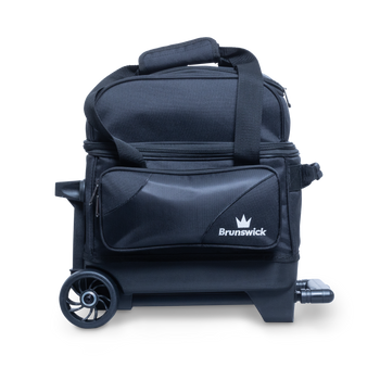 Brunswick Zone Single Roller Bowling Bag - Black Brunswick Zone Single Roller Bowling Bag - Black