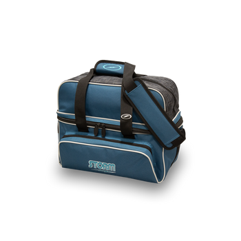 Storm 2 Ball Tote Deluxe Bowling Bag - Steel Blue/Black Storm 2 Ball Tote Deluxe Bowling Bag - Steel Blue/Black