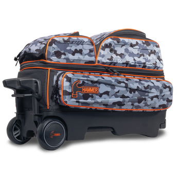 Hammer Gauntlet Triple Roller Bowling Bag - Camo