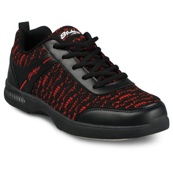 KR Strikeforce Men's Flyer Mesh Lite Bowling Shoes - Black/Cardinal