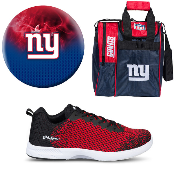 New York Giants Ball, Bag and Shoes Mens Package