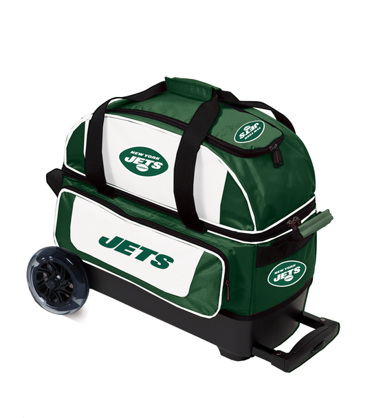 KR Strikeforce NFL New York Jets 2 Ball Roller Bowling Bag
