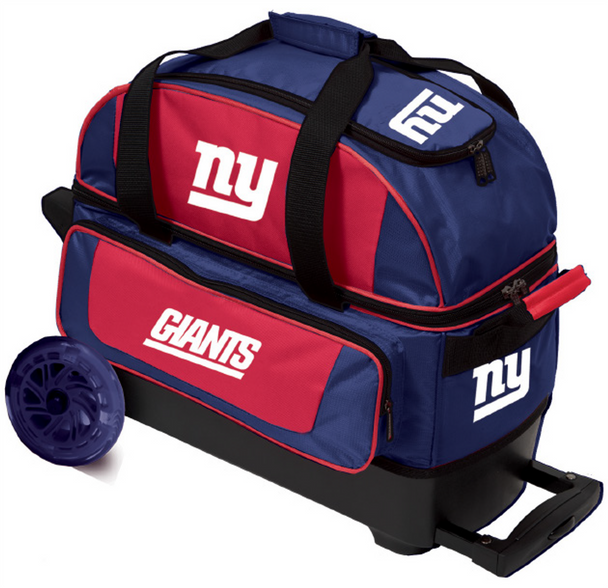 KR Strikeforce NFL New York Giants 2 Ball Roller Bowling Bag