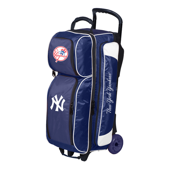 KR Strikeforce MLB New York Yankees Triple Roller Bowling Bag