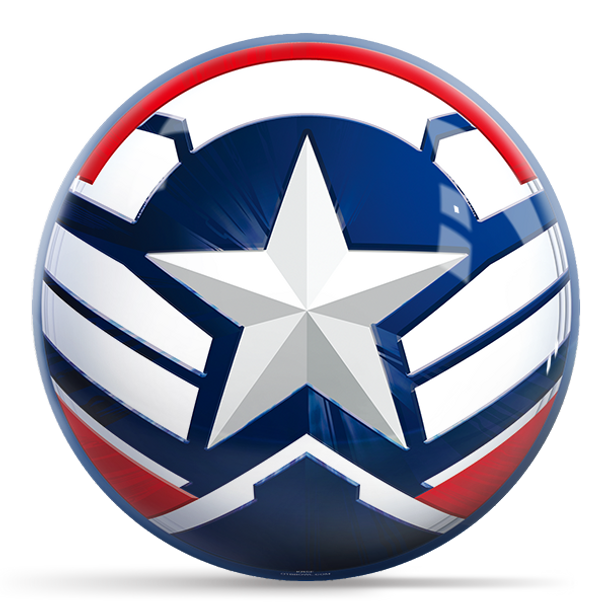 OTBB Marvel Avengers Captain America Sam Wilson Icon Bowling Ball