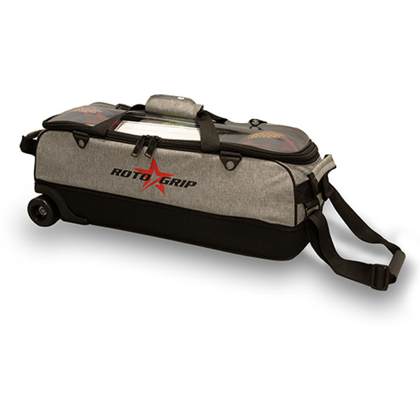 Roto Grip 3-Ball Tour Tote Bowling Bag - Achromatic Roto Grip 3-Ball Tour Tote Bowling Bag - Achromatic