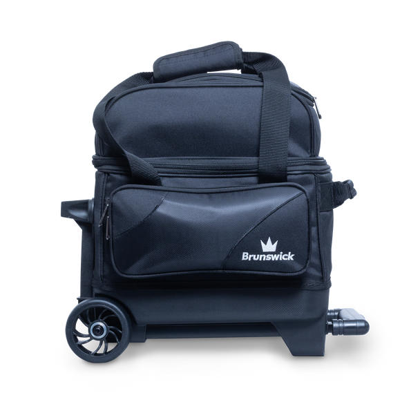 Brunswick Zone Single Roller Bowling Bag - Black Brunswick Zone Single Roller Bowling Bag - Black
