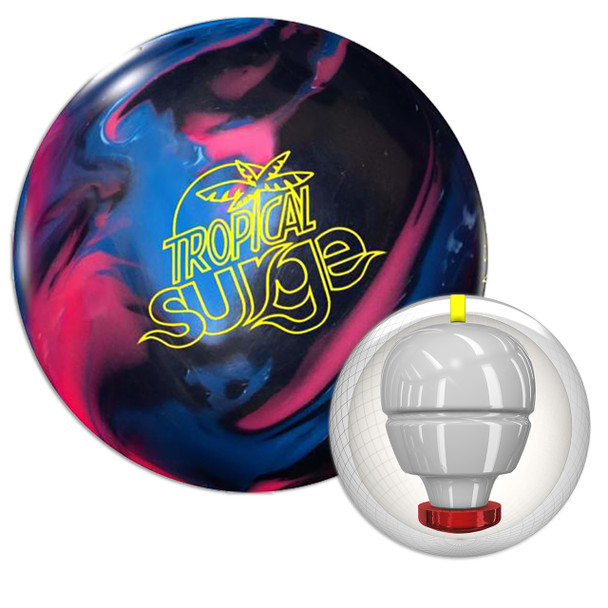 Storm Tropical Surge Bowling Ball - Black/Blue/Pink Storm Tropical Surge Bowling Ball - Black/Blue/Pink