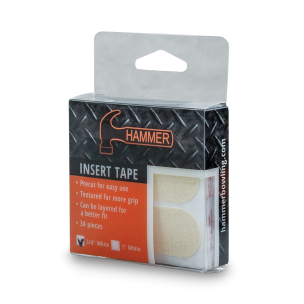 Hammer Insert Tape - White 3/4" - 34 Pieces