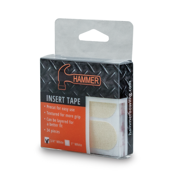 Hammer Insert Tape - White 1" - 34 Pieces