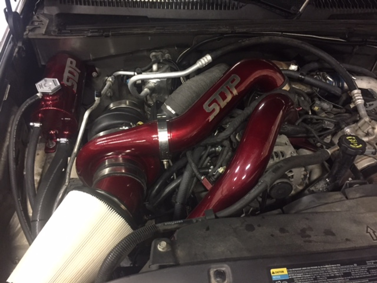 SDP compound turbo kit twin turbo LBZ Duramax Illusion Cherry