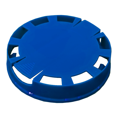 Tamper Evident Keg Cap, Type D Keg Cap - Pull Up, Blue