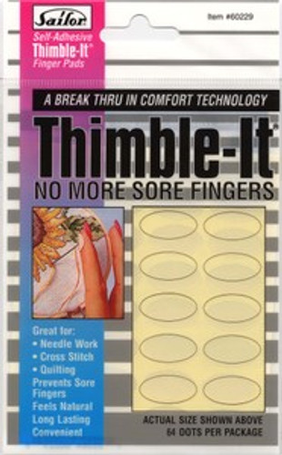 Thimble It Transparent Adhesive Thimble - self-adhesive finger pads