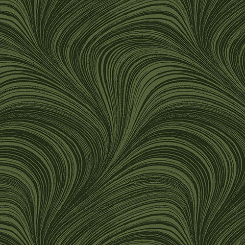 Dark Green Wave Texture