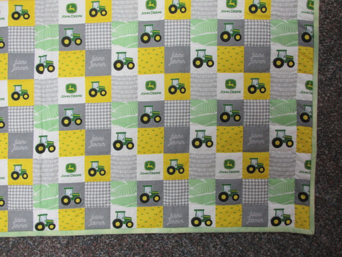 John Deere Crib Quilt - 42" x 34"